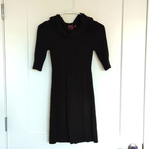 Small, black Takeout Sweater Dress